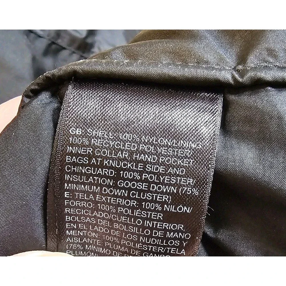 The North Face Metropolis 550 Down Puffer Jacket Parka Coat Womens L Long Black - Picture 7 of 10
